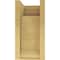 Ekena Millwork 9"W x 9"D x 18"H Wide Emerson Rough Cedar Woodgrain TimberThane Corbel, Primed Tan CORUR09X09X18EMRRCPR - alternate 4